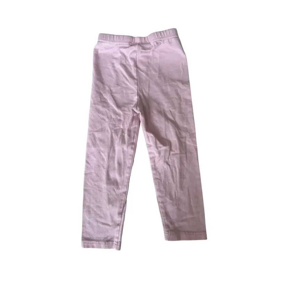 Trotter Street Kids Girl Blue & Pink Ballerina Ruffle Pants Set Size 24 M